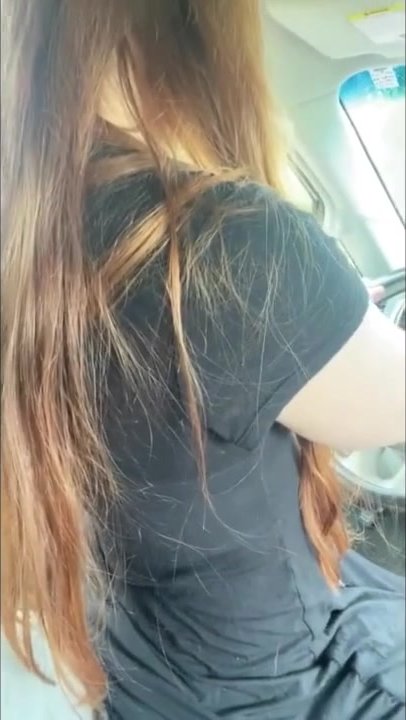 406px x 720px - Slutty girlfriend rides black friend and boyfriend in car at same time